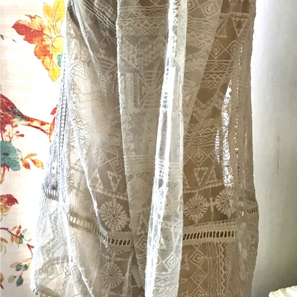 “next “, Sz.14 sheer lace top, Boho, gypsy ,fairy,romantic shabby, Downton,sexy - Picture 5 of 11